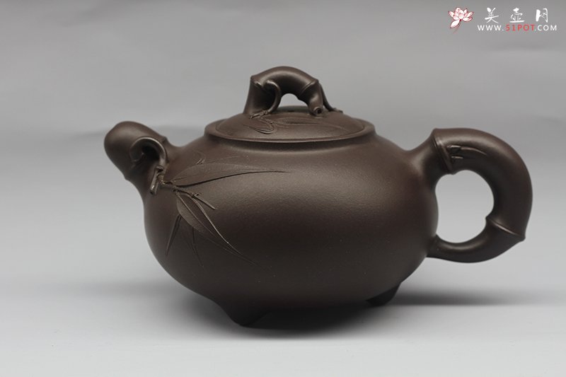 紫砂壶图片：竹趣 - 宜兴紫砂壶网