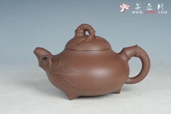 紫砂壶图片：鲁竹 (1) - 宜兴紫砂壶网