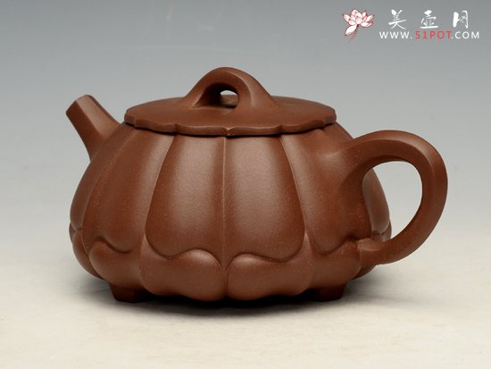 紫砂壶图片：筋瓤石瓢 - 宜兴紫砂壶网