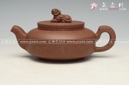 紫砂壶图片：狮顶 - 宜兴紫砂壶网
