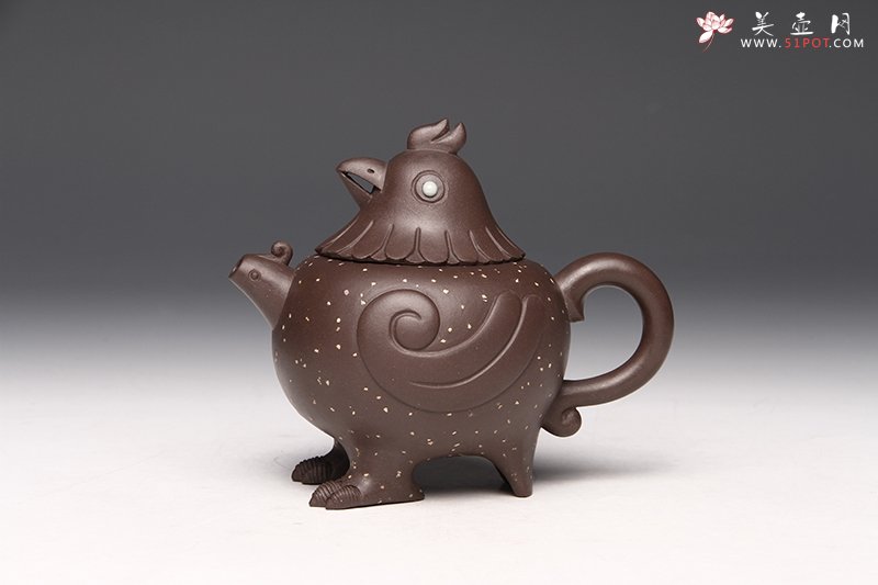 紫砂壶图片：天鸡 - 宜兴紫砂壶网