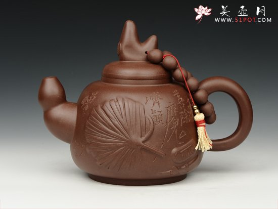 紫砂壶图片：济公三宝（大） - 宜兴紫砂壶网