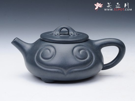 紫砂壶图片：如意石瓢 280CC - 宜兴紫砂壶网