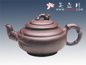 紫砂壶图片：上新竹 - 宜兴紫砂壶网