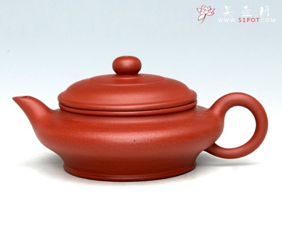 紫砂壶图片：虚扁 - 宜兴紫砂壶网