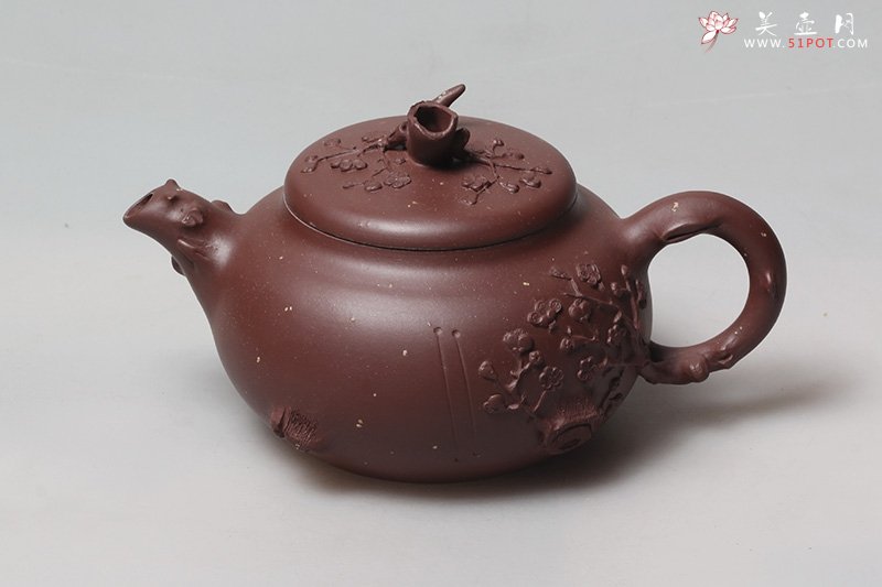 紫砂壶图片：踏雪寻梅 - 宜兴紫砂壶网