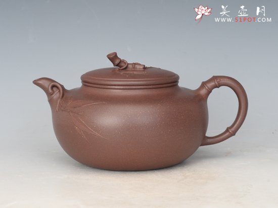 紫砂壶图片：竹林风韵 - 宜兴紫砂壶网