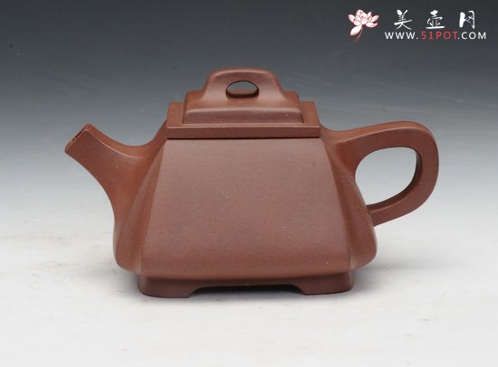 紫砂壶图片：四方 - 宜兴紫砂壶网
