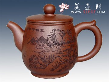 紫砂壶图片：茶缘 - 宜兴紫砂壶网