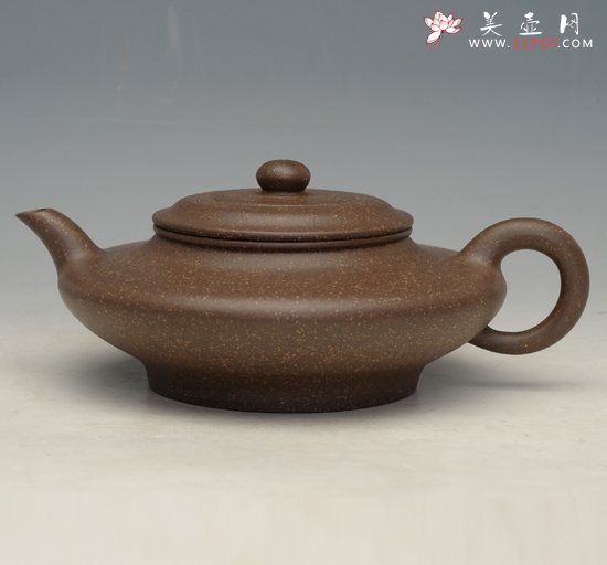 紫砂壶图片：虚扁 - 宜兴紫砂壶网