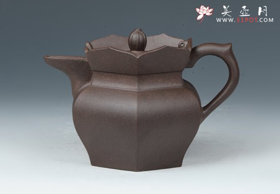 紫砂壶图片：僧帽壶 - 宜兴紫砂壶网