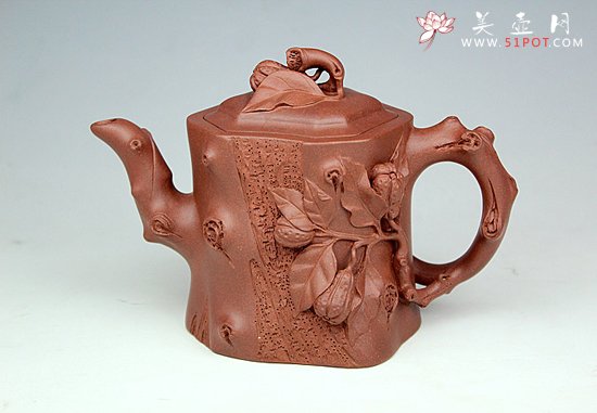 紫砂壶图片：佛手桩 - 宜兴紫砂壶网