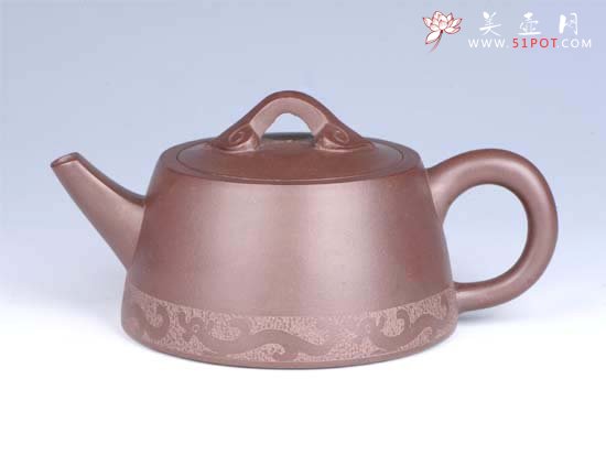 紫砂壶图片：- 如意井栏 - - 宜兴紫砂壶网