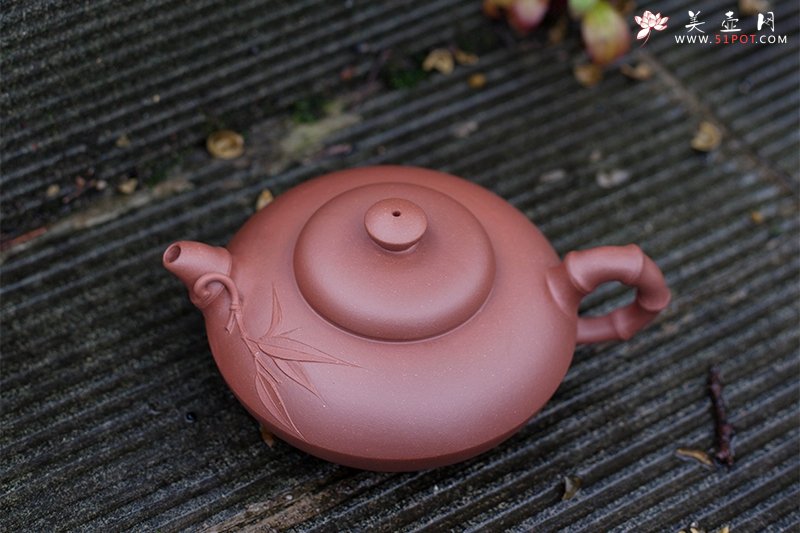 紫砂壶图片：合欢竹 - 宜兴紫砂壶网