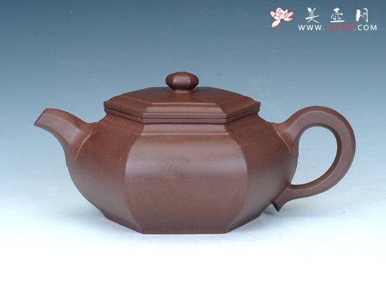 紫砂壶图片：大彬六方壶 - 宜兴紫砂壶网