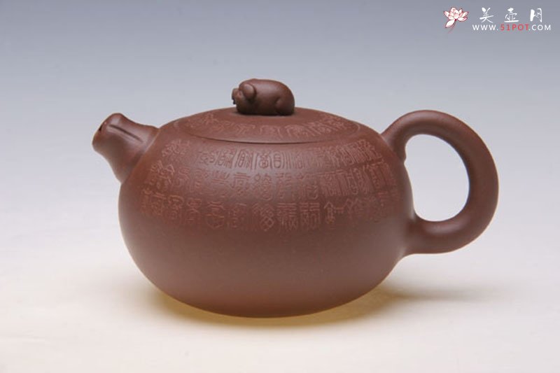 紫砂壶图片：金猪纳福 - 宜兴紫砂壶网