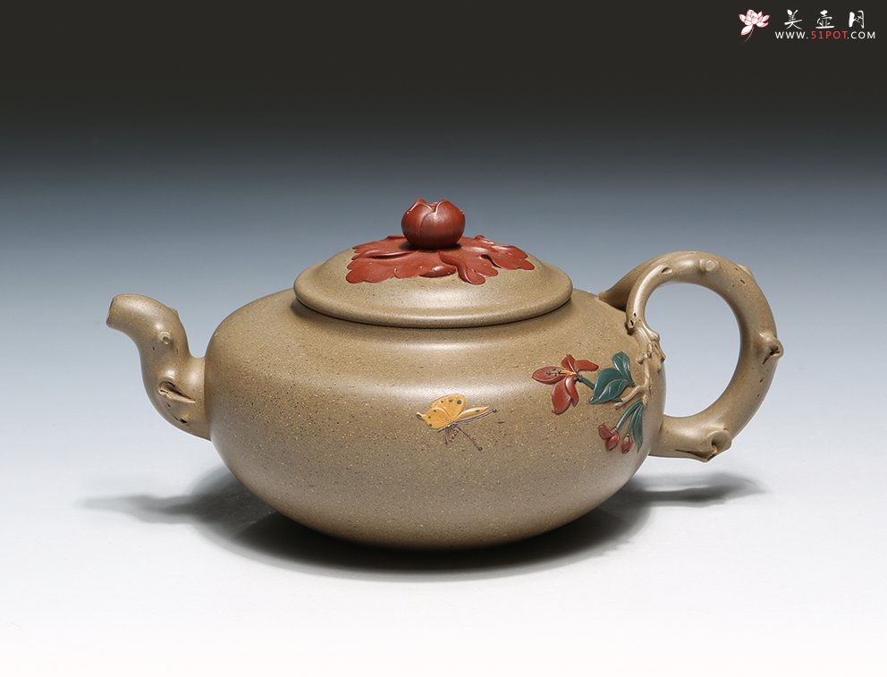 紫砂壶图片：霓裳天姿 - 宜兴紫砂壶网