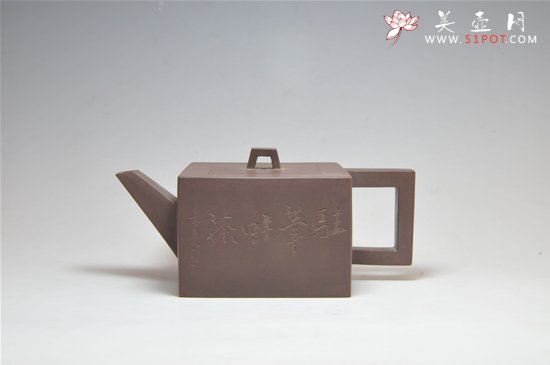 紫砂壶图片：四方 - 宜兴紫砂壶网
