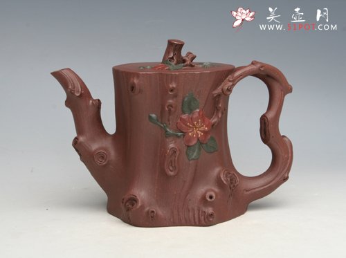 紫砂壶图片：杜鹃红 - 宜兴紫砂壶网