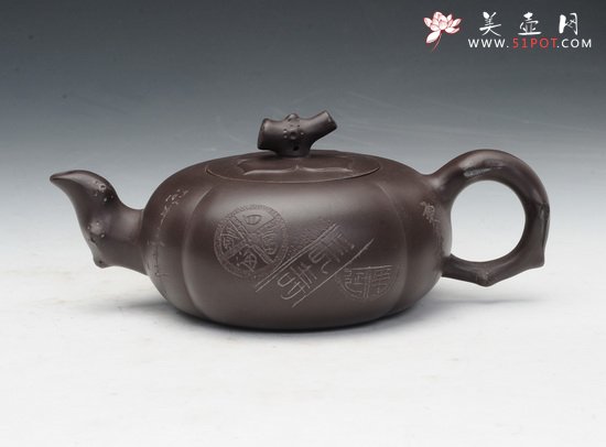 紫砂壶图片：寿壶 - 宜兴紫砂壶网