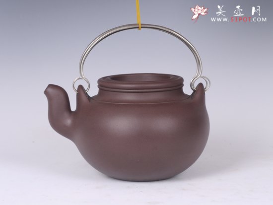 紫砂壶图片：蛋包提梁 - 宜兴紫砂壶网