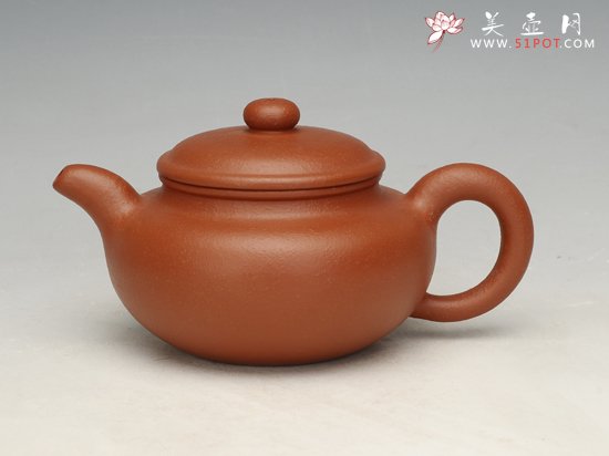 紫砂壶图片：朱泥仿古 360cc - 宜兴紫砂壶网