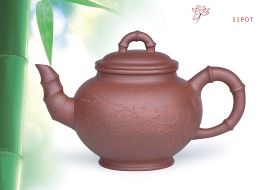 紫砂壶图片：竹春 - 宜兴紫砂壶网