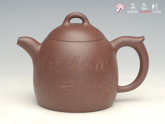 紫砂壶图片：秦权  黄龙山原矿... - 宜兴紫砂壶网