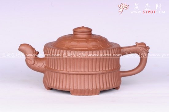 紫砂壶图片：龙头一捆竹 - 宜兴紫砂壶网