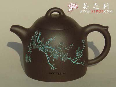 紫砂壶图片：秦权壶 - 宜兴紫砂壶网