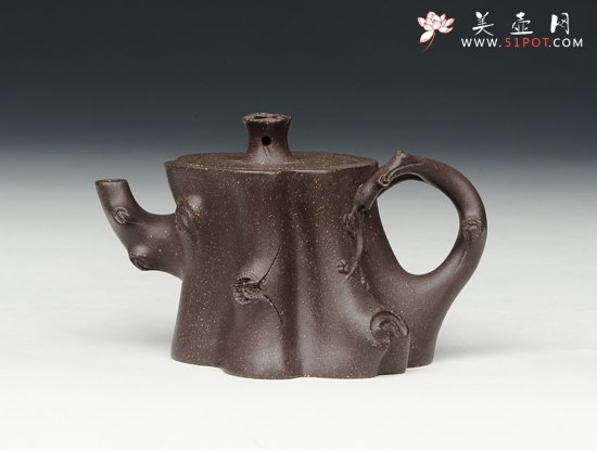 紫砂壶图片：小梅桩壶 - 宜兴紫砂壶网