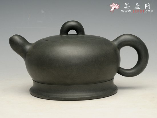 紫砂壶图片：精气神 泥料：天青泥 400cc - 宜兴紫砂壶网