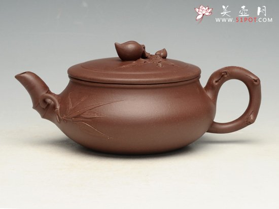 紫砂壶图片：竹寿 - 宜兴紫砂壶网