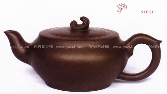 紫砂壶图片：浪花壶 - 宜兴紫砂壶网