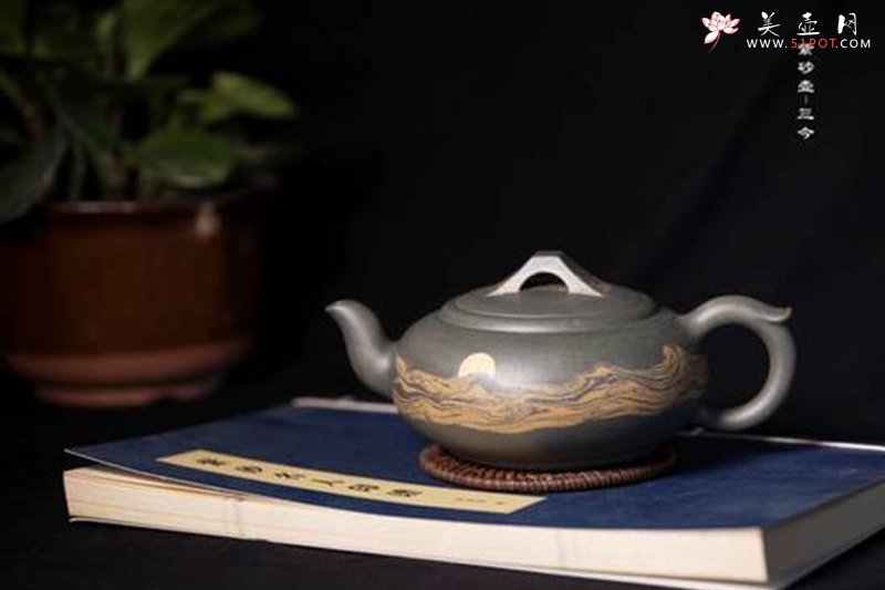 紫砂壶图片：蛟桥夜月 - 宜兴紫砂壶网