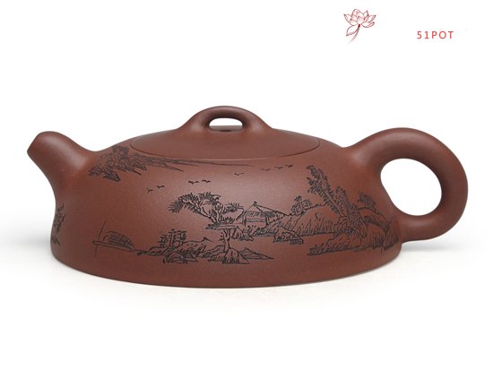 紫砂壶图片：半月 - 宜兴紫砂壶网