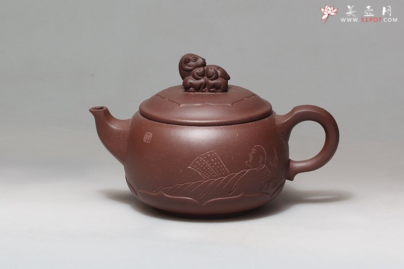 紫砂壶图片：三羊开泰 - 宜兴紫砂壶网