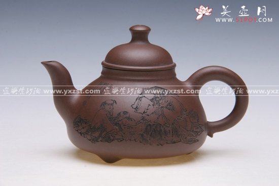紫砂壶图片：三脚乳鼎 - 宜兴紫砂壶网