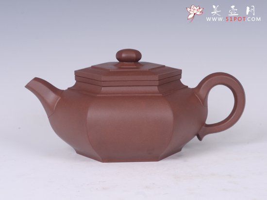 紫砂壶图片：大彬六方 - 宜兴紫砂壶网