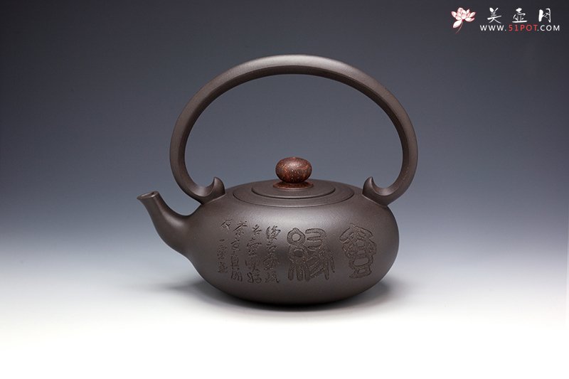 紫砂壶图片：真淳提梁 - 宜兴紫砂壶网