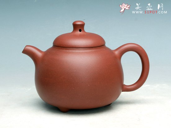 紫砂壶图片：三脚乳丁壶 - 宜兴紫砂壶网