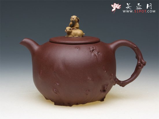 紫砂壶图片：田园卯趣 - 宜兴紫砂壶网