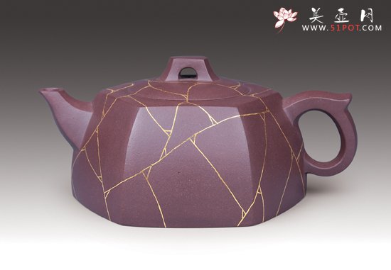 紫砂壶图片：六方井 - 宜兴紫砂壶网