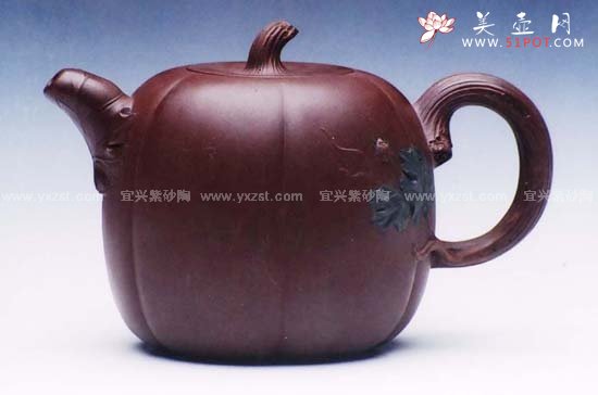 紫砂壶图片：大金瓜 - 宜兴紫砂壶网