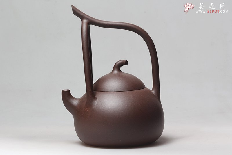 紫砂壶图片：匏瓜提梁 - 宜兴紫砂壶网