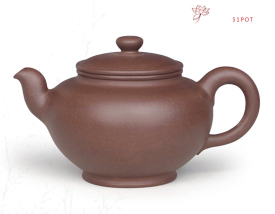 紫砂壶图片：高士壶 容量：40... - 宜兴紫砂壶网