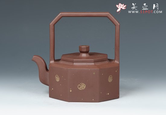 紫砂壶图片：八方壶 - 宜兴紫砂壶网