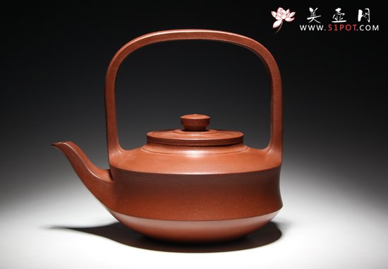 紫砂壶图片：景舟提梁 - 宜兴紫砂壶网