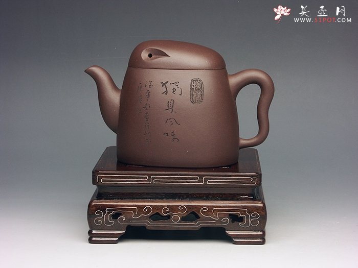 紫砂壶图片：生机勃勃 - 宜兴紫砂壶网