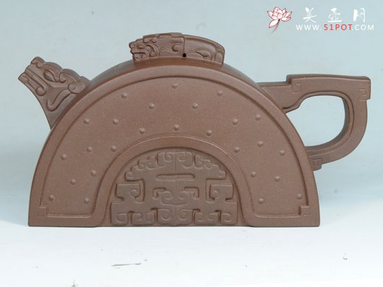 紫砂壶图片：龙凤玉璧 - 宜兴紫砂壶网